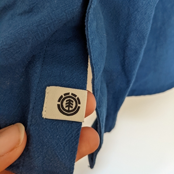 ELEMENT blue button up - Picture 6 of 8